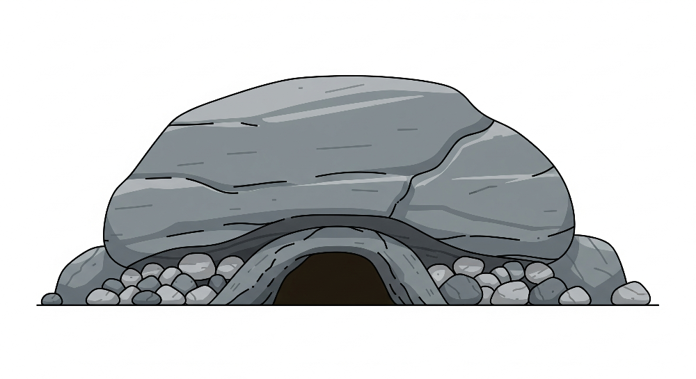 Grey Rock Cave Adventure Wall Mural
