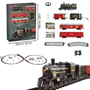 Electric Train Set with Real Smoke | Interactive Playtime with Lights and Sounds