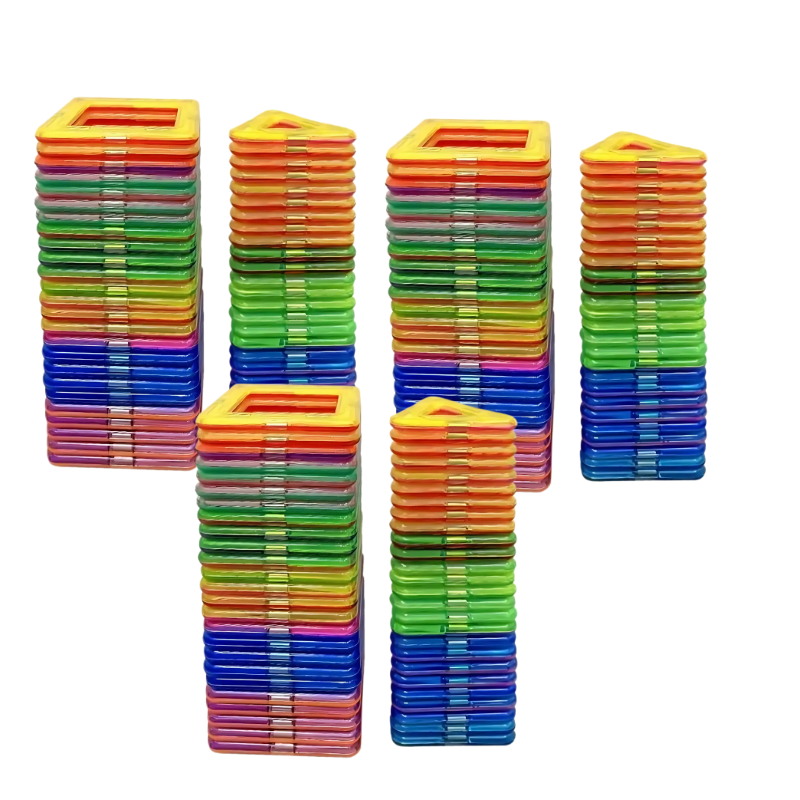 Magnetic Building Blocks Set | Stimulates Imagination and Learning