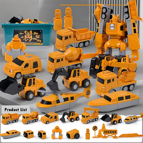 Transformable Modular Toy Set | Enhances Problem-Solving and Motor Skills