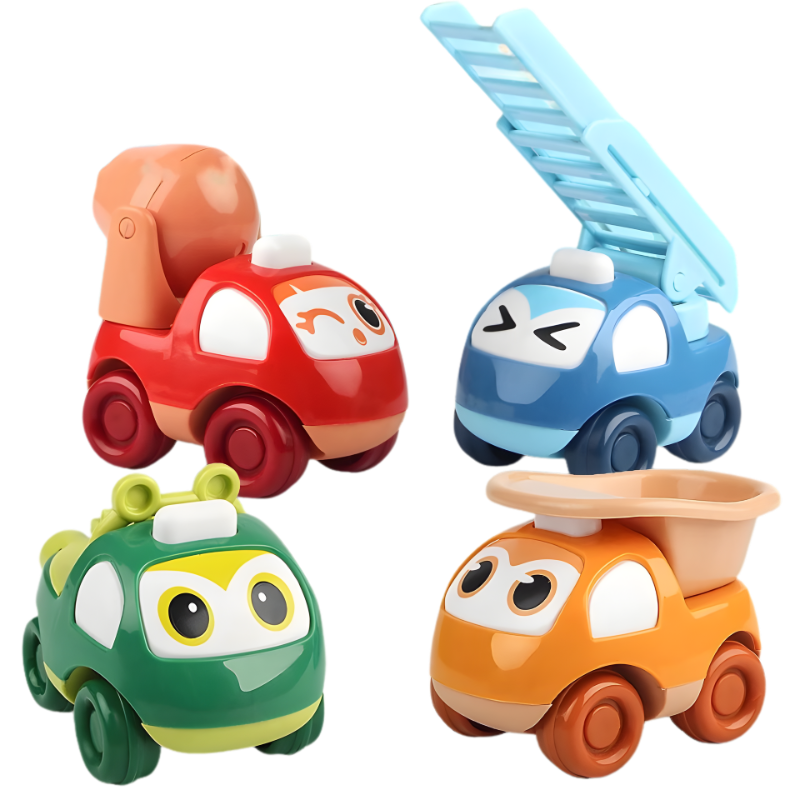 Colorful Mini Trucks Set | Stimulates Imagination and Coordination