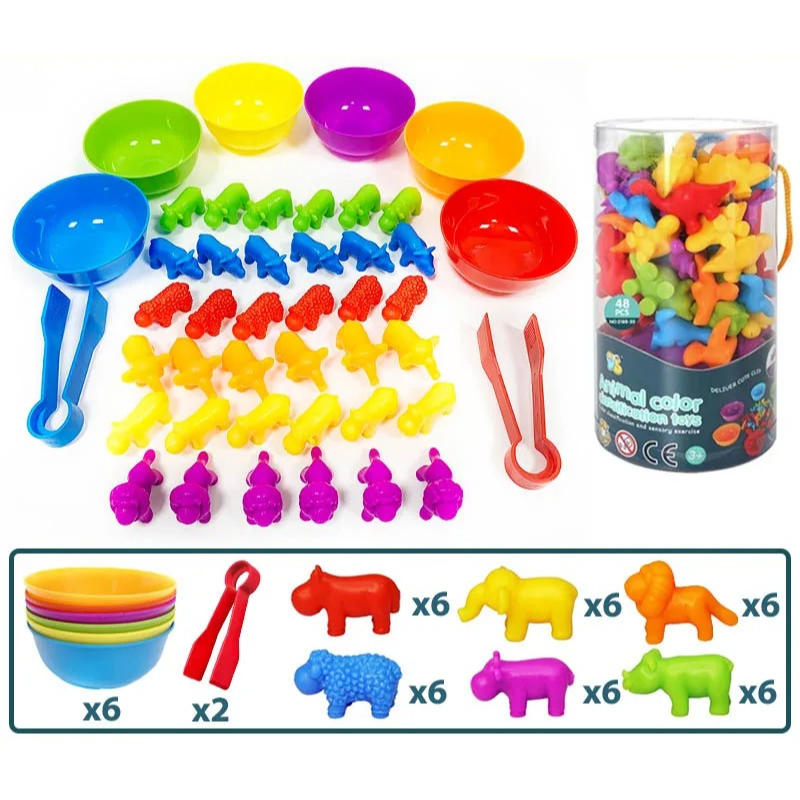 Montessori Sorting Game | Develops Fine Motor Skills