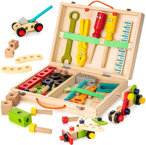 Wooden Tool Box for Kids | Hands-On Learning and Creativity