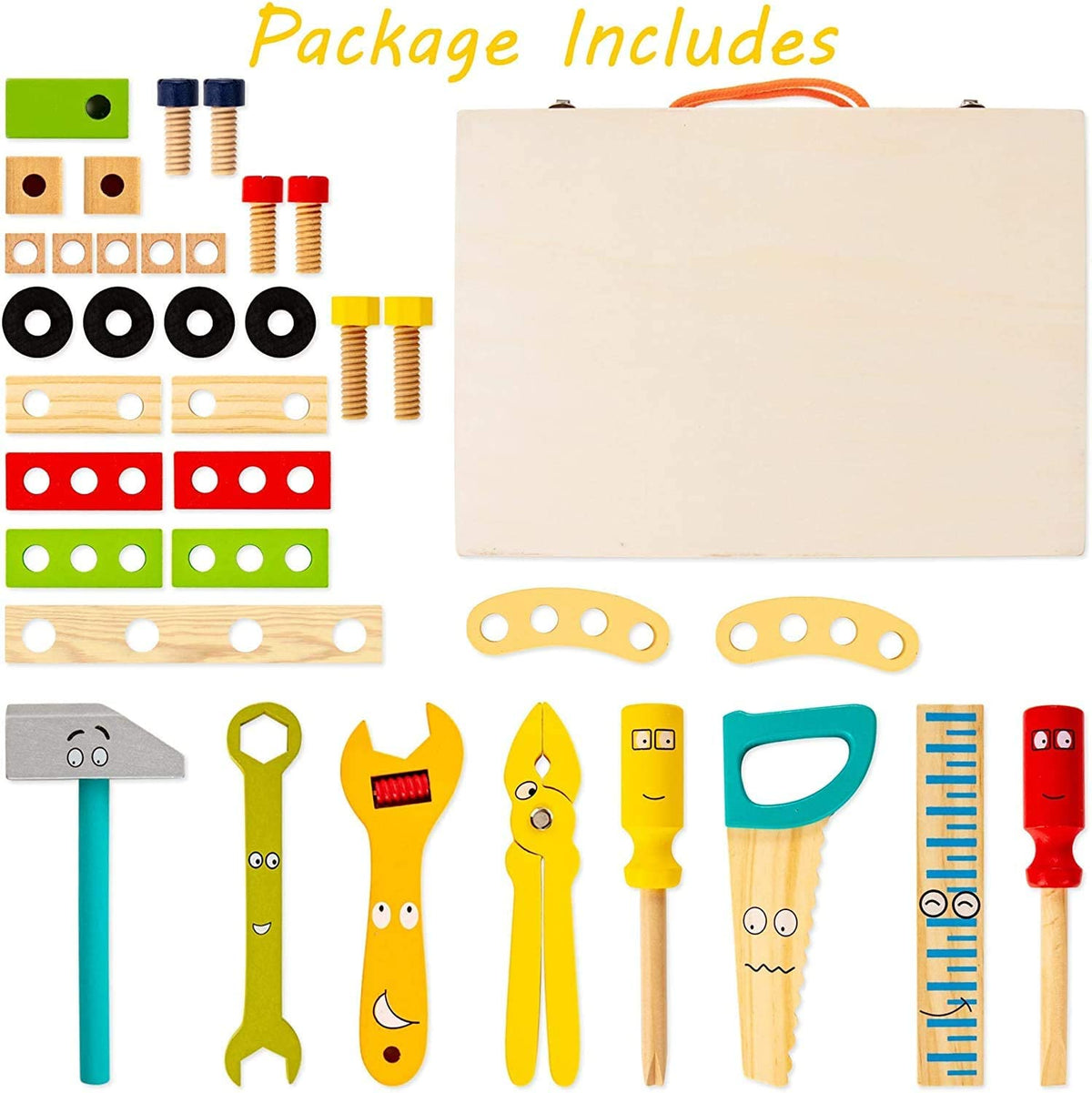 Wooden Tool Box for Kids | Hands-On Learning and Creativity