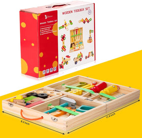 Wooden Tool Box for Kids | Hands-On Learning and Creativity