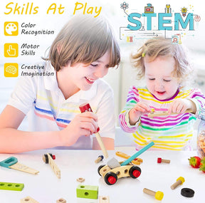 Wooden Tool Box for Kids | Hands-On Learning and Creativity