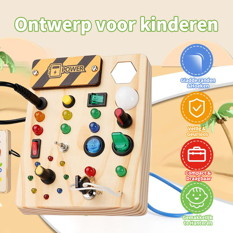 Toddler Learning Development Panel | Interactive Motor Skills Toy