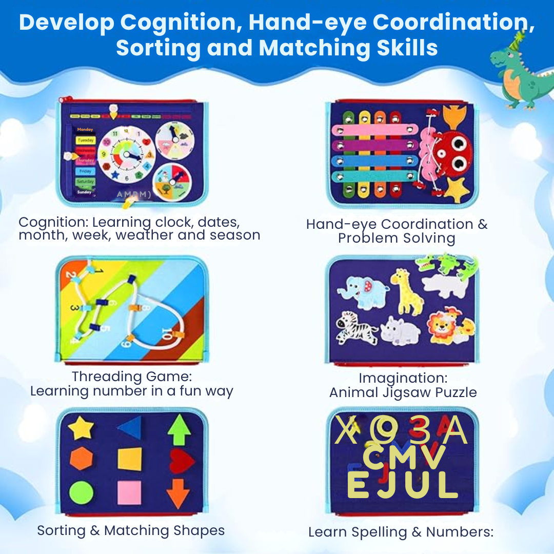 Montessori Busy Board | Engaging Educational Play for Kids