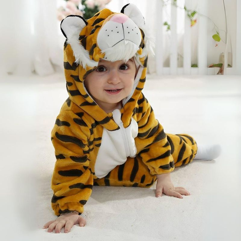 Animal-Themed Baby Romper | Soft, Comfortable, Easy Diaper Changes