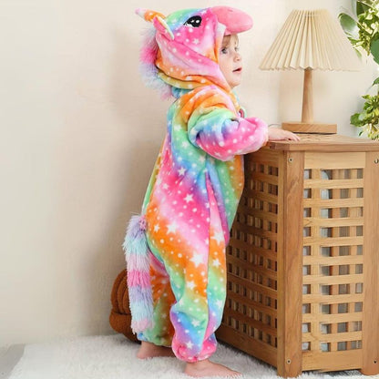 Animal-Themed Baby Romper | Soft, Comfortable, Easy Diaper Changes