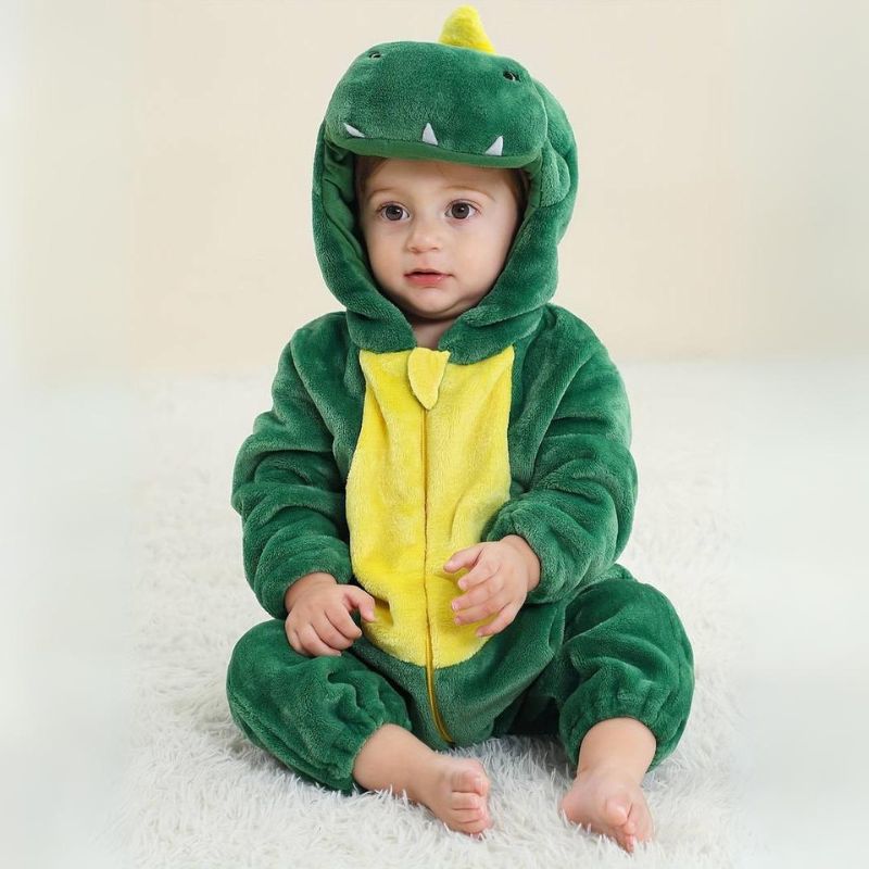 Animal-Themed Baby Romper | Soft, Comfortable, Easy Diaper Changes