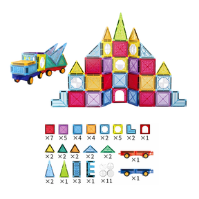 Magnetic Building Blocks Set | Stimulates Creativity and Learning