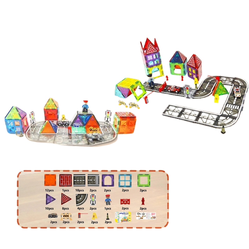 Creative City Building Kit | Stimulates Imagination and Social Play