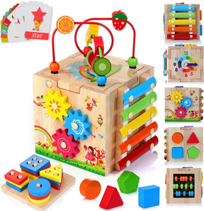 Activity Cube for Toddlers | 8 Educational Games for Fun