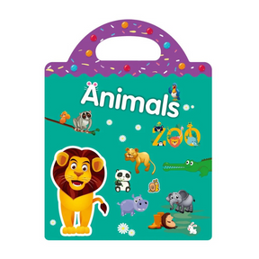Reusable Sticker Book for Kids | Mess-Free Fun with Animal Themes