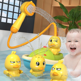 Floating Duck Bath Toy Set | Interactive Shower and Motorized Boat
