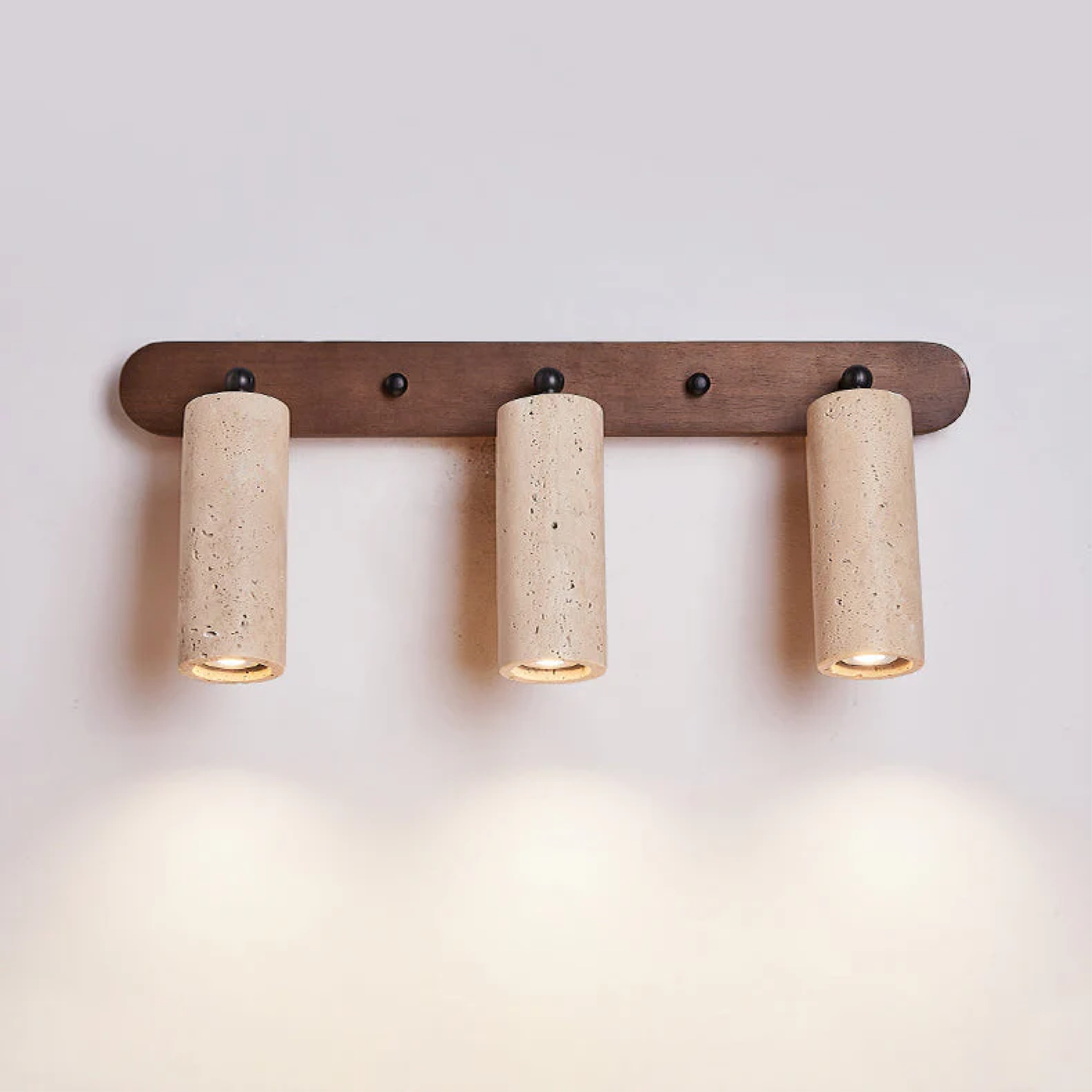 Travertine Wall Lamp | Adjustable LED Light Direction