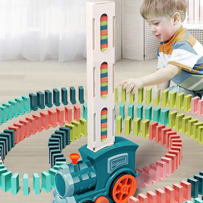 Automatic Domino Train Set | Fun and Safe Learning Toy
