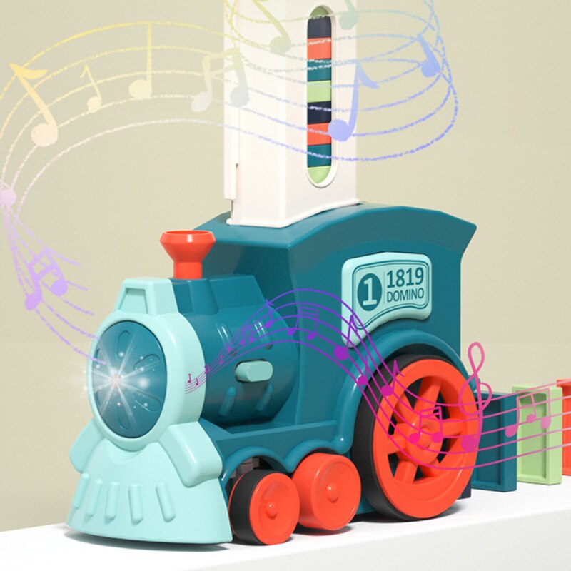 Automatic Domino Train Set | Fun and Safe Learning Toy