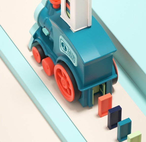 Automatic Domino Train Set | Fun and Safe Learning Toy