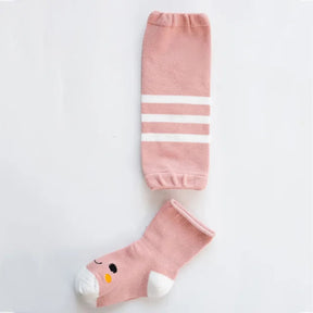 Baby Leg Warmers | Colorful Cartoon Designs for Comfort