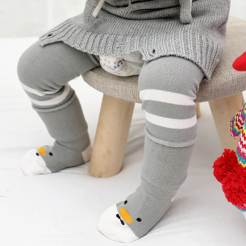 Baby Leg Warmers | Colorful Cartoon Designs for Comfort