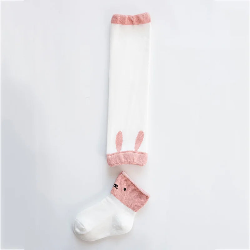 Baby Leg Warmers | Colorful Cartoon Designs for Comfort