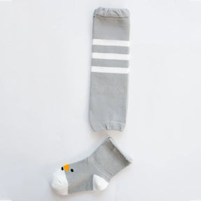 Baby Leg Warmers | Colorful Cartoon Designs for Comfort