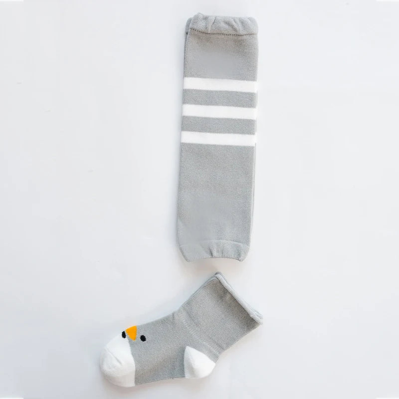 Baby Leg Warmers | Colorful Cartoon Designs for Comfort