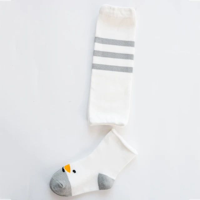 Baby Leg Warmers | Colorful Cartoon Designs for Comfort