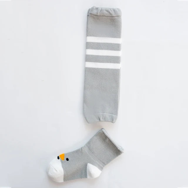 Baby Leg Warmers | Colorful Cartoon Designs for Comfort