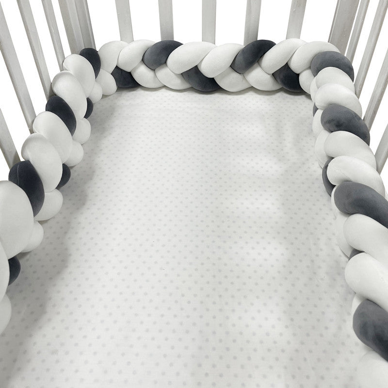 Cotton Blend Baby Bumper | Breathable, Safe, and Stylish Design
