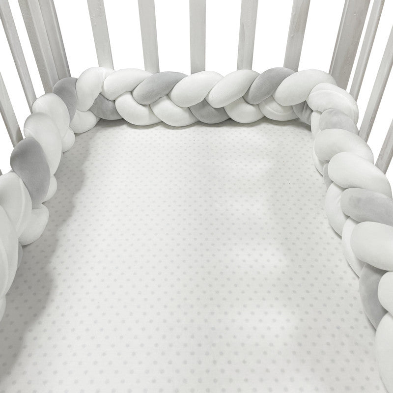 Cotton Blend Baby Bumper | Breathable, Safe, and Stylish Design