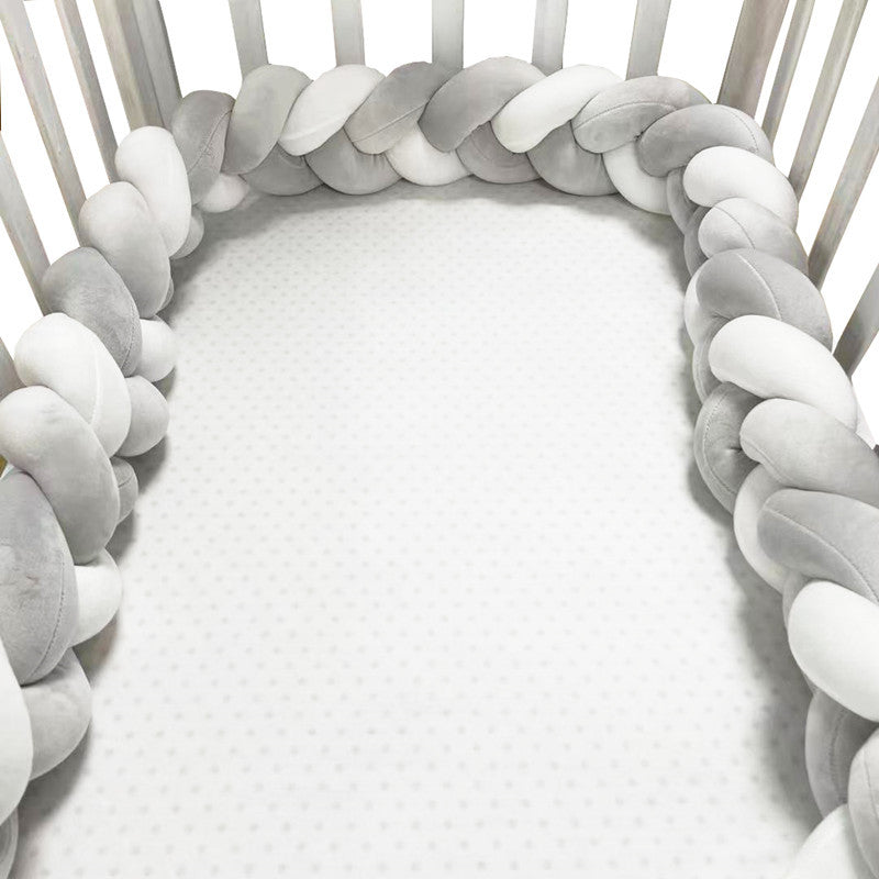Cotton Blend Baby Bumper | Breathable, Safe, and Stylish Design