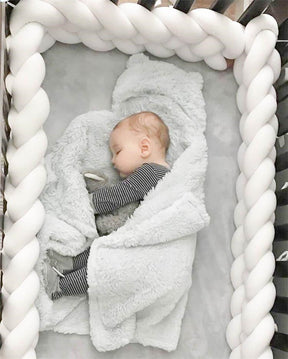 Cotton Blend Baby Bumper | Breathable, Safe, and Stylish Design