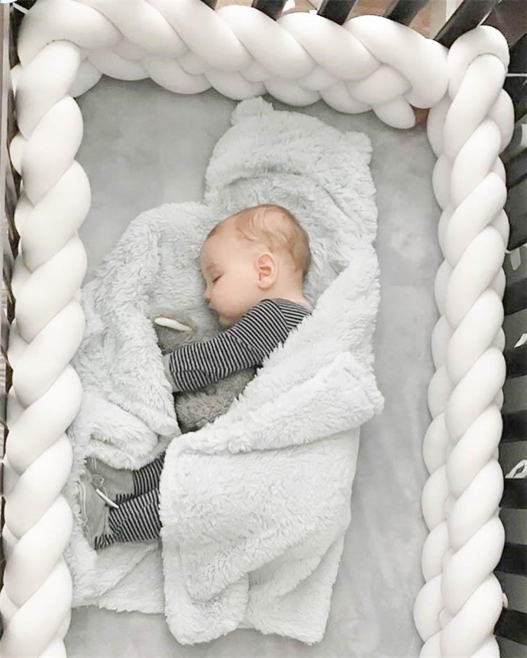 Cotton Blend Baby Bumper | Breathable, Safe, and Stylish Design