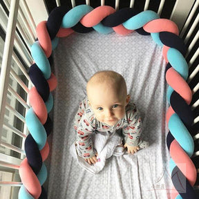 Cotton Blend Baby Bumper | Breathable, Safe, and Stylish Design