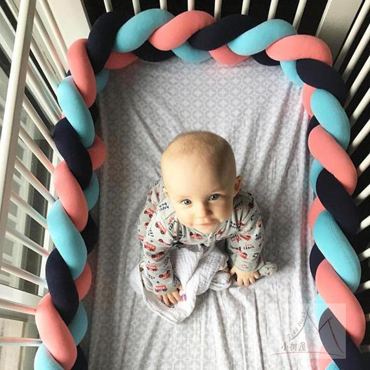 Cotton Blend Baby Bumper | Breathable, Safe, and Stylish Design