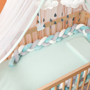 Cotton Blend Baby Bumper | Breathable, Safe, and Stylish Design