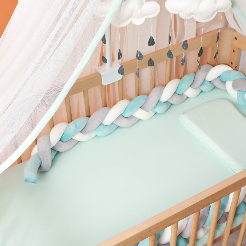 Cotton Blend Baby Bumper | Breathable, Safe, and Stylish Design