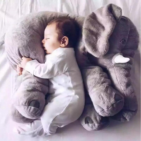 Plush Elephant Cuddle Pillow | Soft & Safe Snuggling Companion