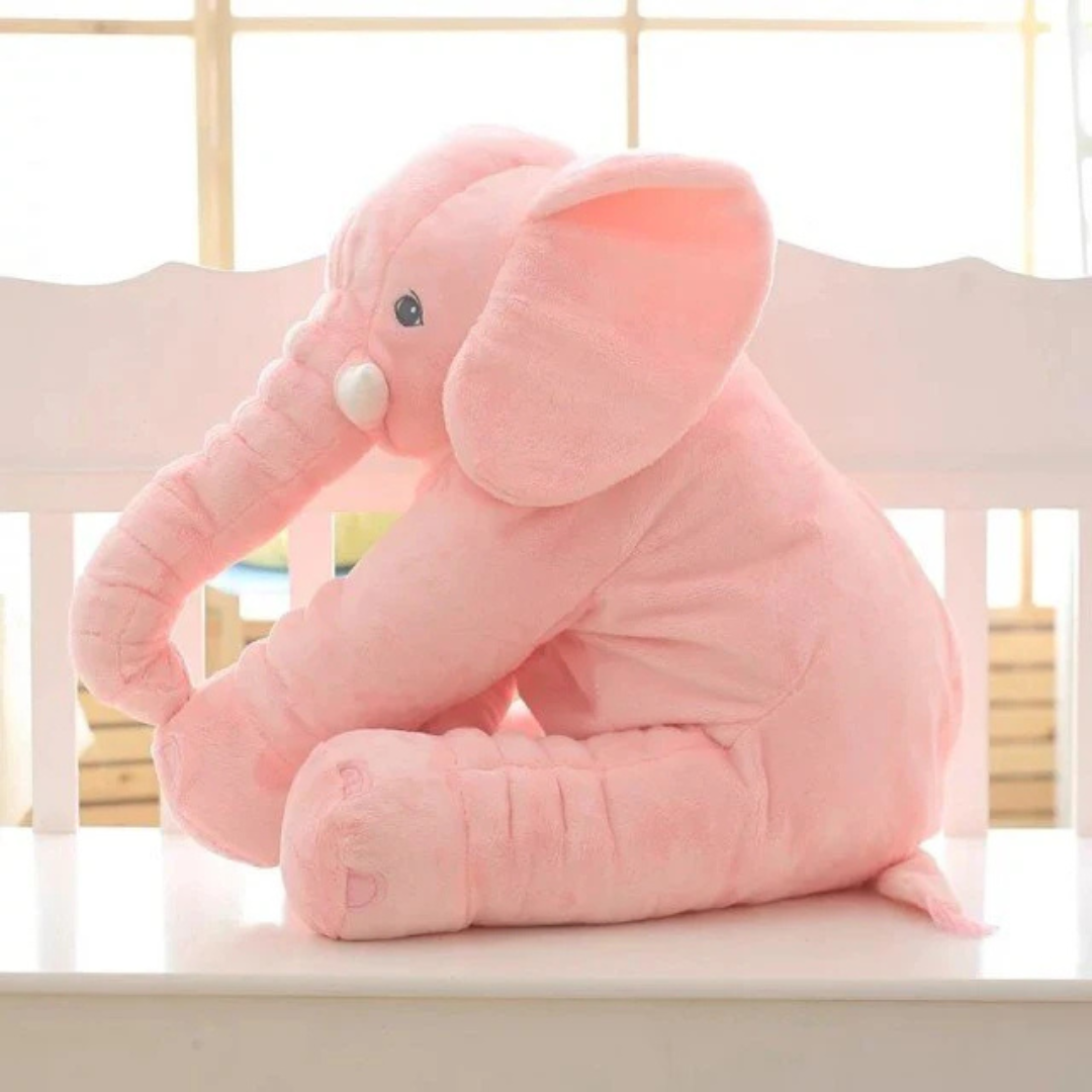 Plush Elephant Cuddle Pillow | Soft & Safe Snuggling Companion