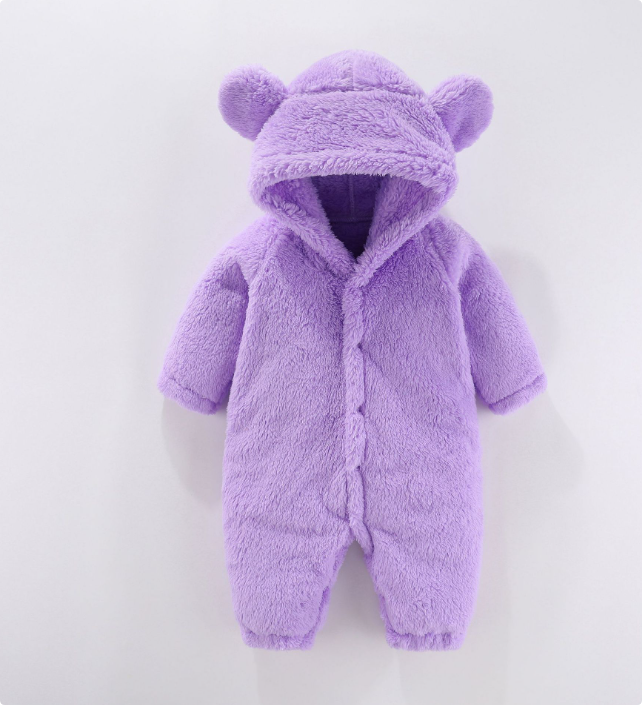 Cozy Baby Fleece Romper | Warmth and Comfort for Newborns