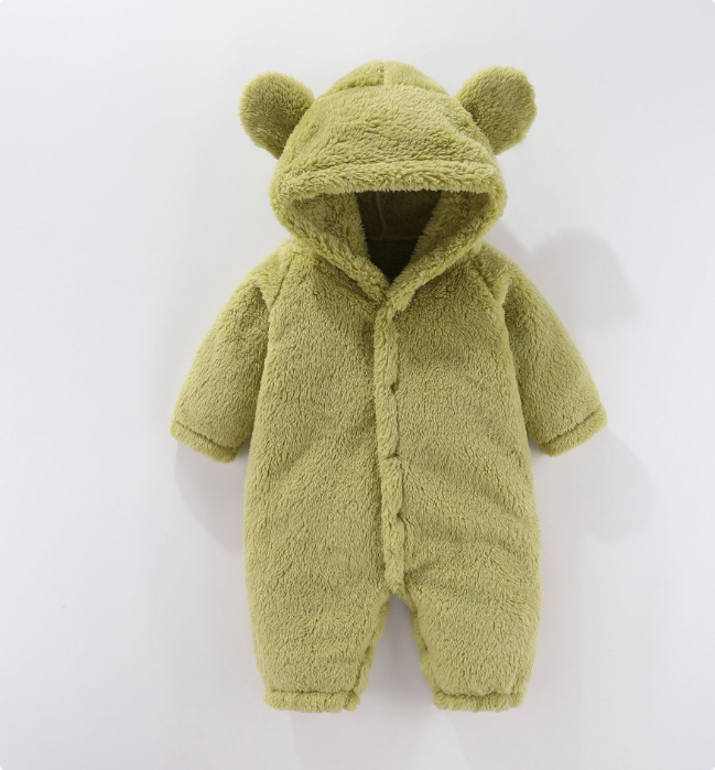 Cozy Baby Fleece Romper | Warmth and Comfort for Newborns