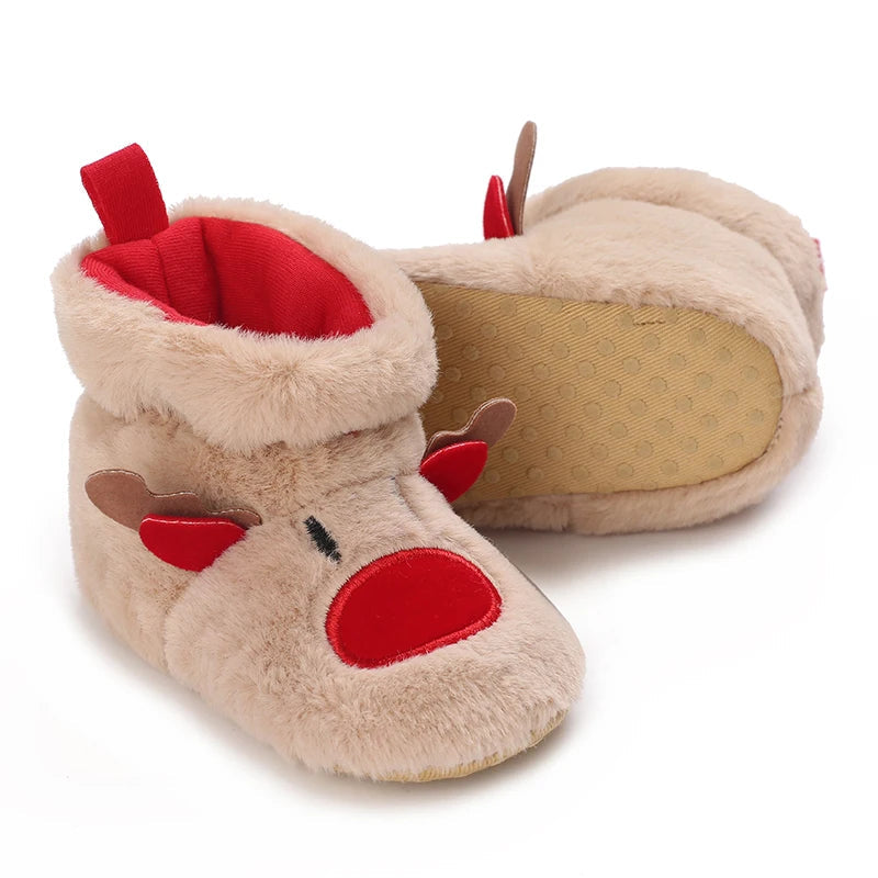 Non-Slip Baby Slippers | Cozy Cotton for Winter
