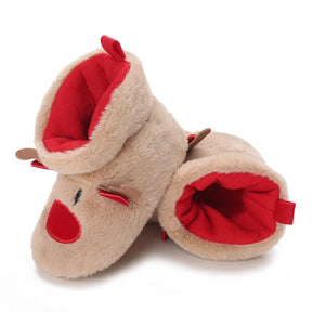 Non-Slip Baby Slippers | Cozy Cotton for Winter