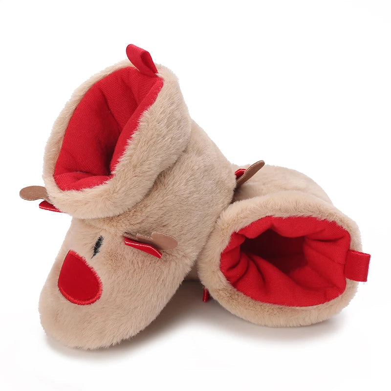 Non-Slip Baby Slippers | Cozy Cotton for Winter