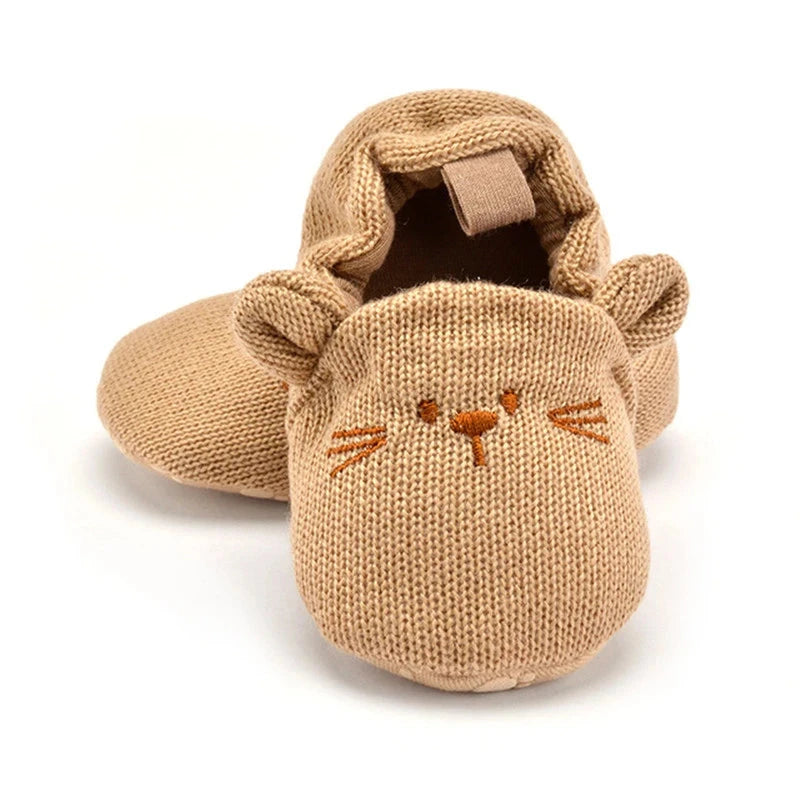 Baby Booties with Non-Slip Soles | Soft Cotton for Cozy Comfort