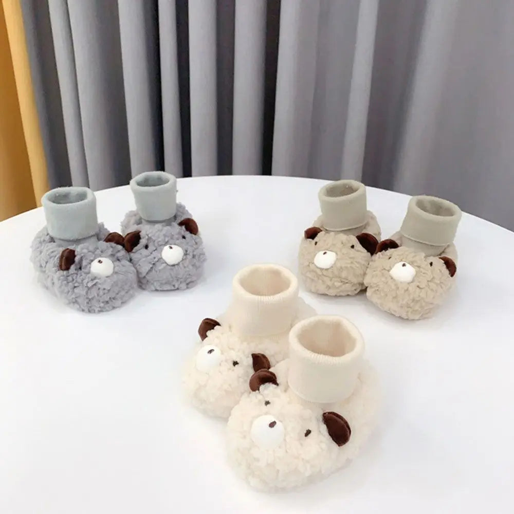 Baby Slippers for Infants | Soft Cotton, Non-Slip Safety