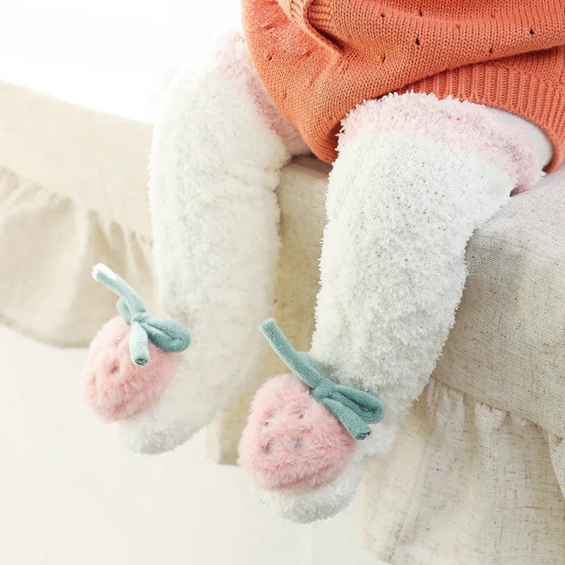 Anti-Slip Baby Socks | Warm Cotton for 0-3 Years